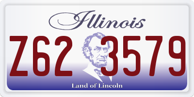 IL license plate Z623579