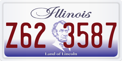 IL license plate Z623587