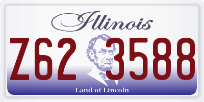 IL license plate Z623588