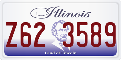 IL license plate Z623589