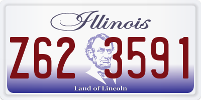 IL license plate Z623591