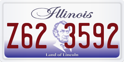 IL license plate Z623592