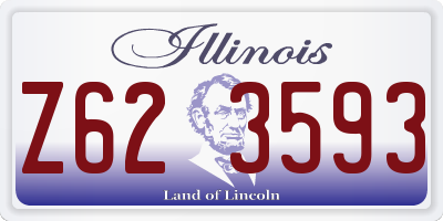 IL license plate Z623593