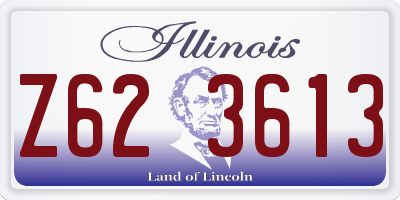 IL license plate Z623613