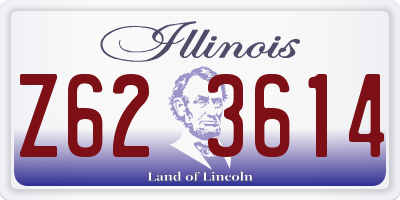 IL license plate Z623614