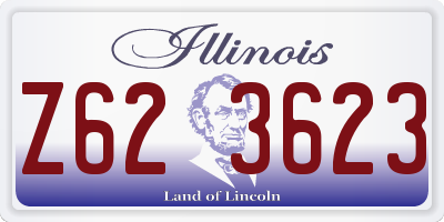 IL license plate Z623623
