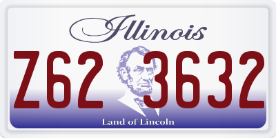 IL license plate Z623632