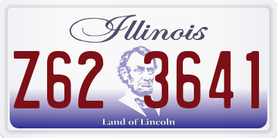 IL license plate Z623641