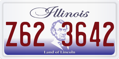 IL license plate Z623642