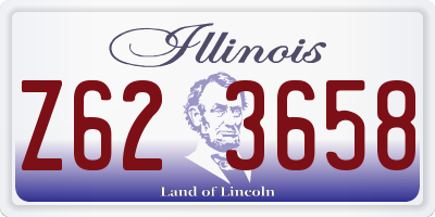 IL license plate Z623658