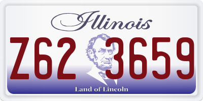 IL license plate Z623659