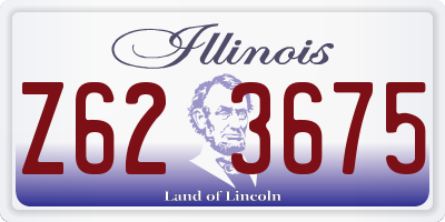 IL license plate Z623675