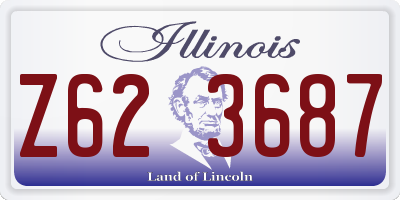 IL license plate Z623687