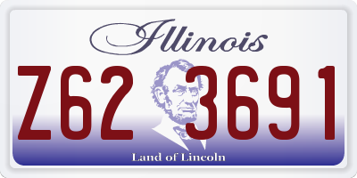 IL license plate Z623691