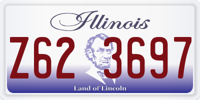 IL license plate Z623697