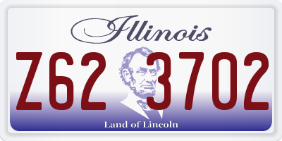 IL license plate Z623702