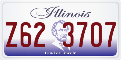 IL license plate Z623707