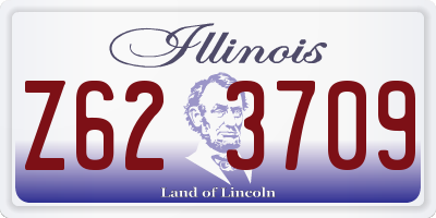 IL license plate Z623709