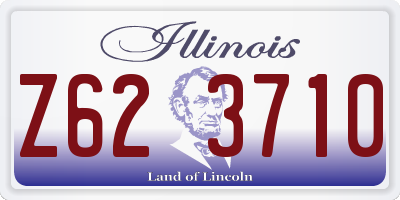 IL license plate Z623710