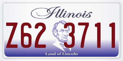 IL license plate Z623711