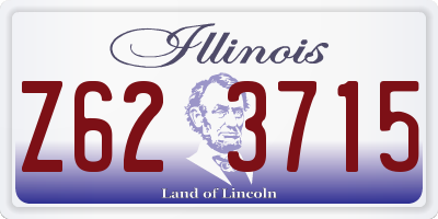 IL license plate Z623715