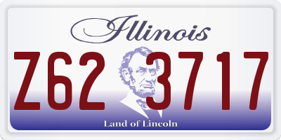 IL license plate Z623717