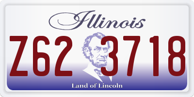 IL license plate Z623718