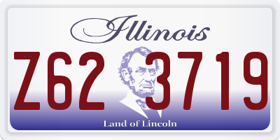 IL license plate Z623719