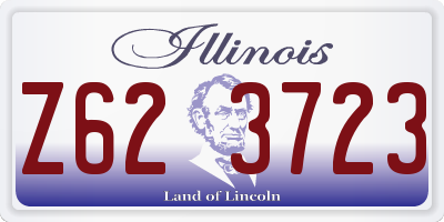 IL license plate Z623723