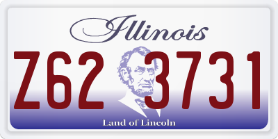 IL license plate Z623731