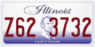 IL license plate Z623732