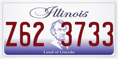 IL license plate Z623733
