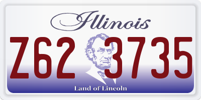 IL license plate Z623735