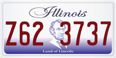 IL license plate Z623737