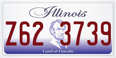 IL license plate Z623739