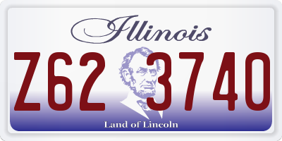 IL license plate Z623740