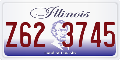 IL license plate Z623745