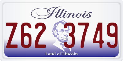 IL license plate Z623749