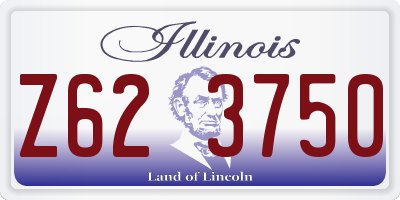 IL license plate Z623750