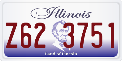 IL license plate Z623751