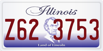 IL license plate Z623753