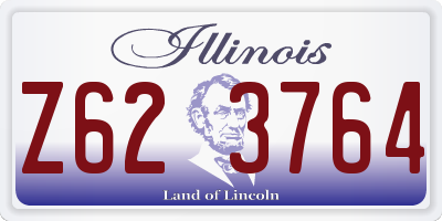 IL license plate Z623764