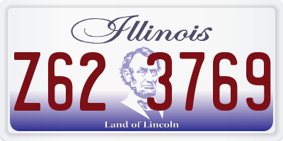 IL license plate Z623769
