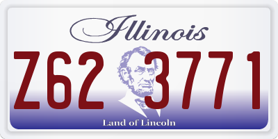 IL license plate Z623771