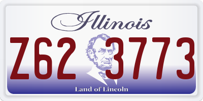 IL license plate Z623773