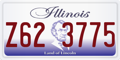 IL license plate Z623775