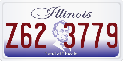 IL license plate Z623779