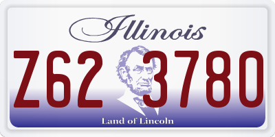IL license plate Z623780