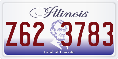 IL license plate Z623783