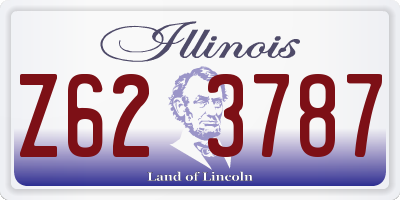 IL license plate Z623787